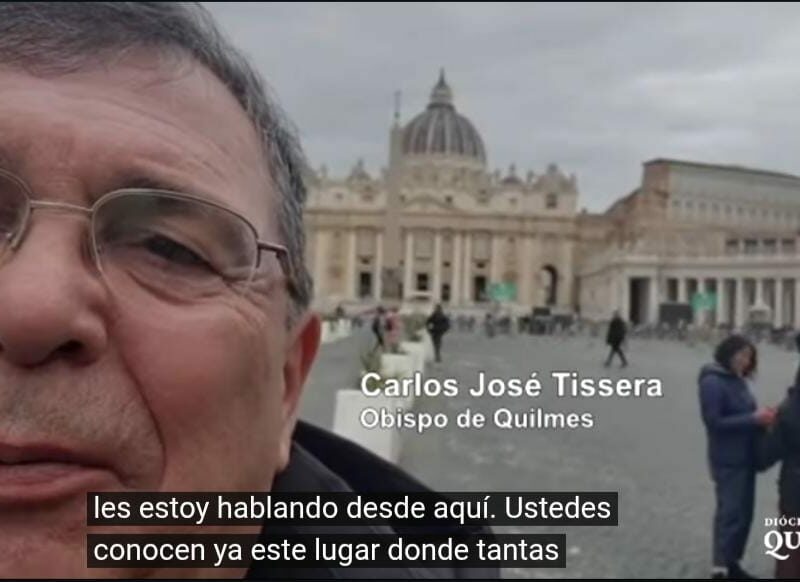 Monseñor Tissera, obispo de la Diócesis de Quilmes fue recibido por Su Santidad León XIV