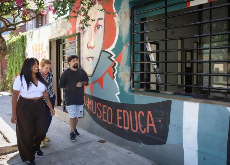 Avanzan las obras de puesta en valor del Museo de Artes Visuales Víctor Roverano