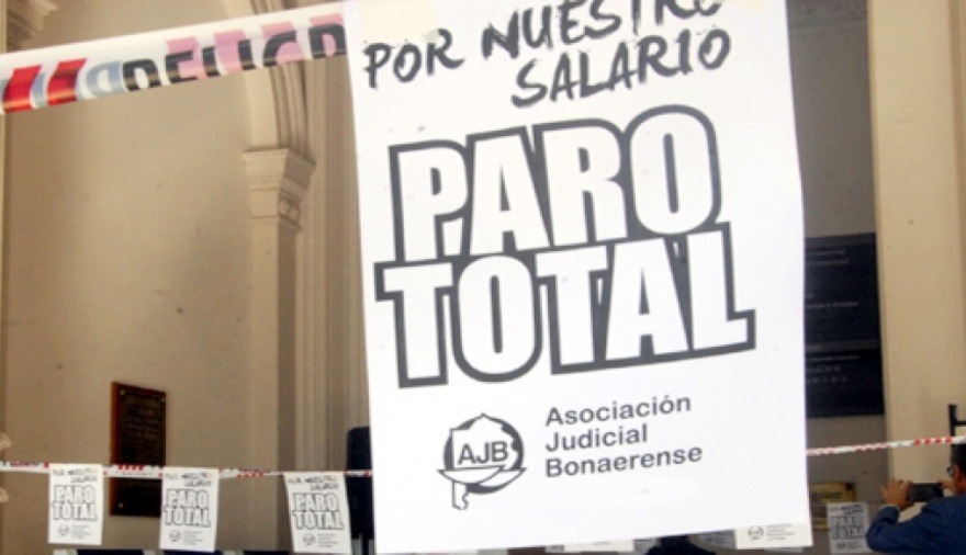 Como reclamo salarial, judiciales bonaerenses harán un paro este lunes 2 de marzo