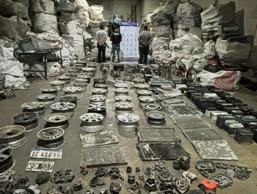 Seis detenidos tras un operativo en una metalera de Florencio Varela