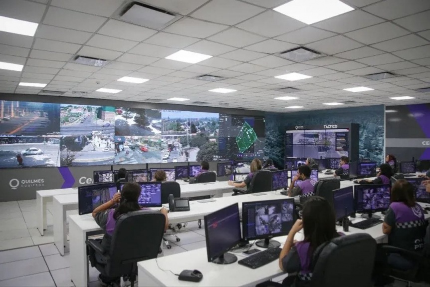 Quilmes incorporó nuevas tecnologías de monitoreo en el Centro de Emergencias