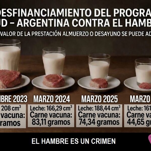 Advierten por el desfinanciamiento del programa PNUD – Argentina contra el hambre
