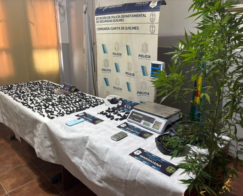 Dos personas detenidas por venta de droga en La Matera