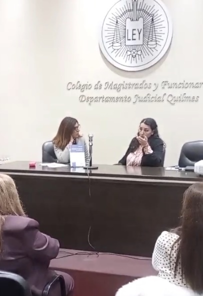 Quilmes: presentaron el libro “Violencia de género en la pareja” en el Colegio de Magistrados
