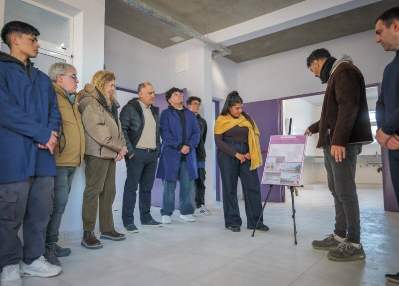 Avanzan las obras de ampliación y puesta en valor en la Escuela Técnica Nº 1 de Quilmes Oeste