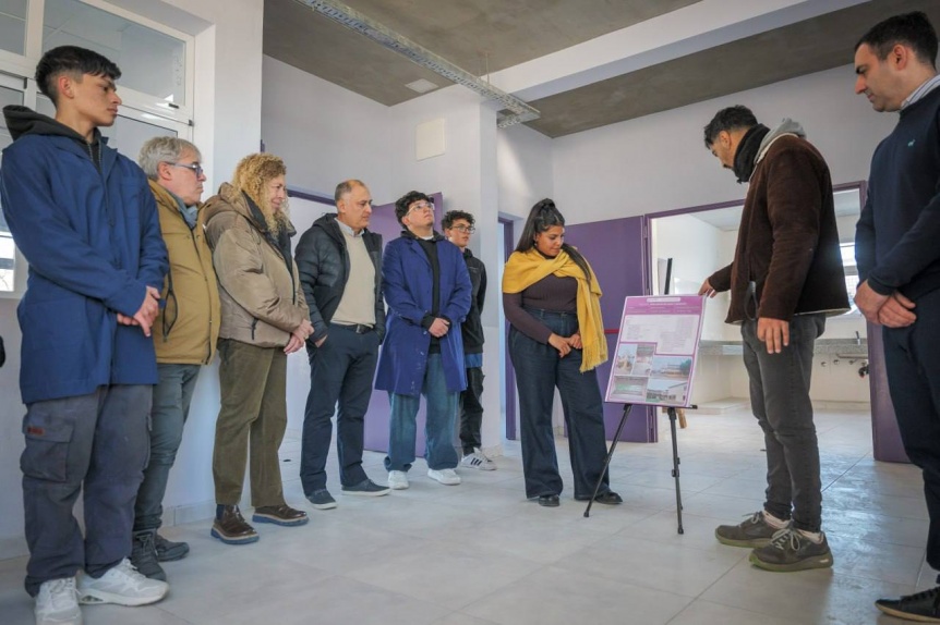 Avanzan las obras de ampliación y puesta en valor en la Escuela Técnica Nº 1 de Quilmes Oeste