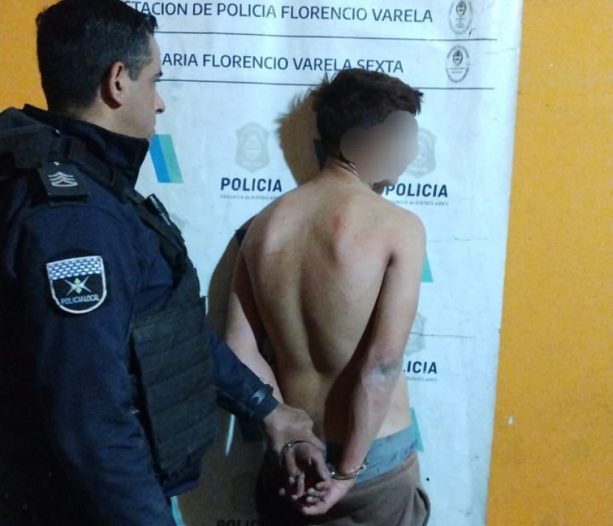 Florencio Varela: Detuvieron a un sujeto por robo con arma de fuego