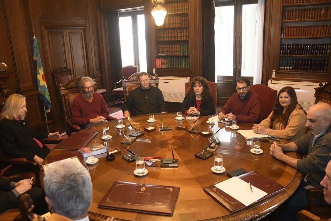 Reunión de la Asociación Judicial Bonaerense con miembros de la Suprema Corte