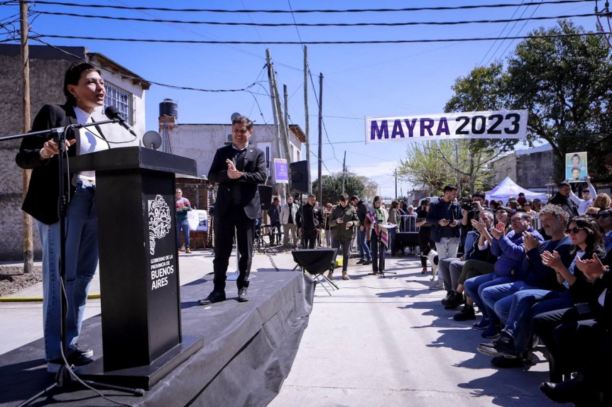 Kicillof y Mayra Mendoza en Solano: “necesitamos más tiempo para profundizar este proyecto de trabajo”