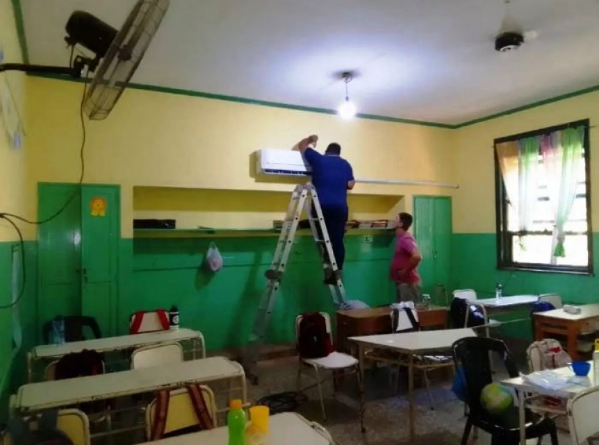 Provincia anunció la compra de ventiladores y aires acondicionados para escuelas bonaerenses