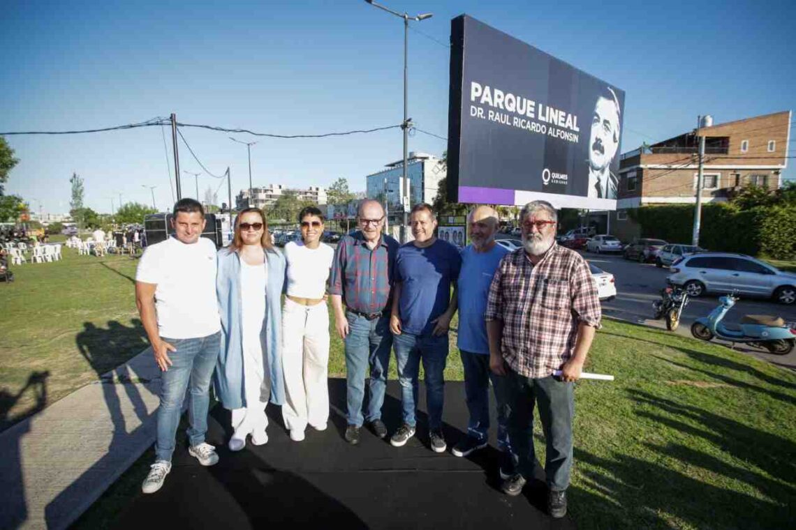 Señalización y designación del nombre “Raúl Ricardo Alfonsín” al Parque Lineal Don Bosco