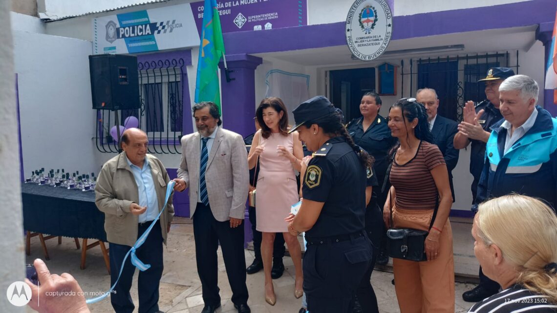 Inauguraron la nueva sede de la Comisaría de la Mujer y la Familia en Berazategui