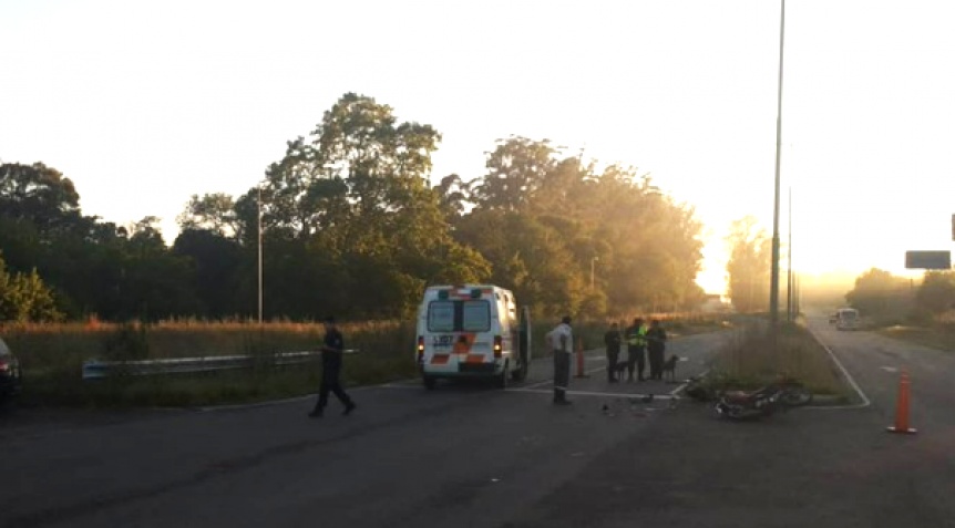 Un joven de 18 años murió en un accidente de moto a la altura del Parque Pereyra Iraola en Berazategui