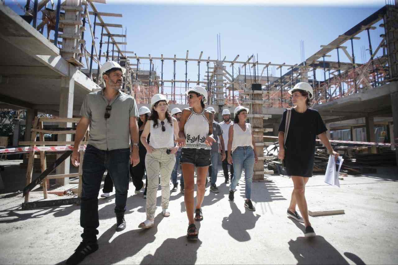 Mayra Mendoza recorrió obras en Itatí junto a Carlos Bianco, Silvina Batakis y Romina Barrios