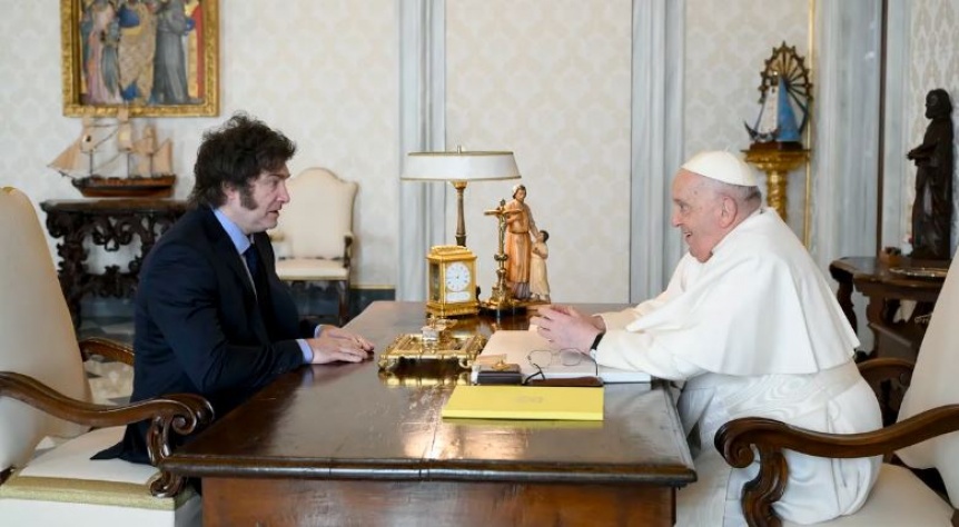 El Vaticano reveló los temas que trataron el Papa Francisco y Javier Milei en la reunión