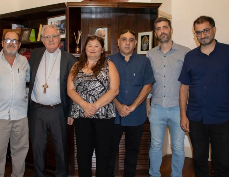 Representantes de la AJB se reunieron con el titular de la Conferencia Episcopal Argentina
