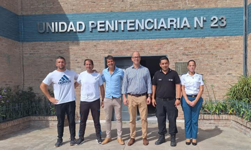Funcionarios de Deportes del Ministerio de Justicia y del SPB visitaron las Unidades N° 23 y 54 de Florencio Varela