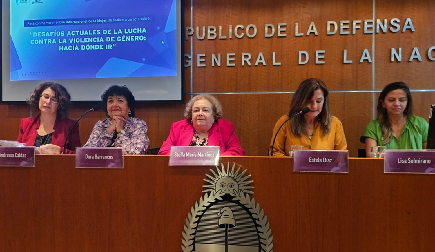 La Defensoría General de la Nación y una jornada contra la violencia de género