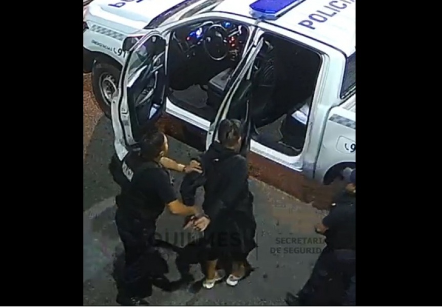 Mediante las cámaras de seguridad, dos sospechosos de robo fueron detenidos en Don Bosco