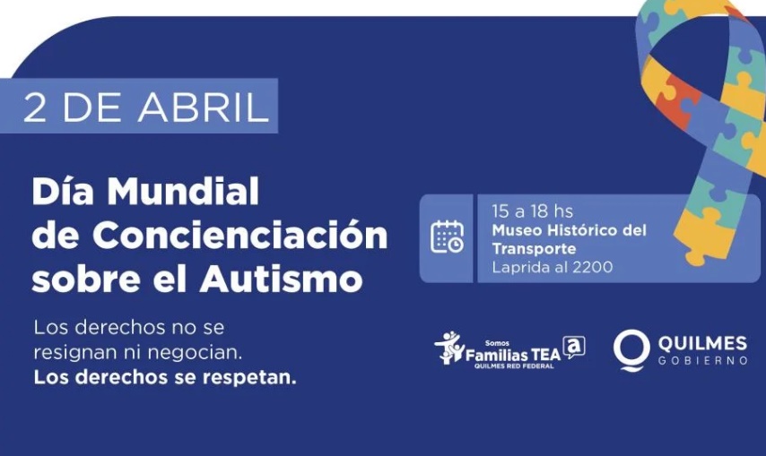 Jornada en Quilmes para conmemorar el “Día Mundial de Concienciación sobre el Autismo”