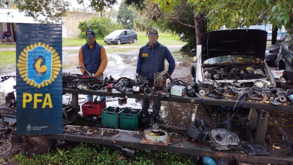 Desarticulan un desarmadero clandestino que funcionaba en un camping de Florencio Varela