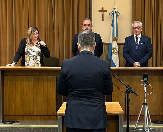 Juró el doctor Pablo Bonanata como auxiliar letrado del Tribunal Oral N° 4 de Quilmes