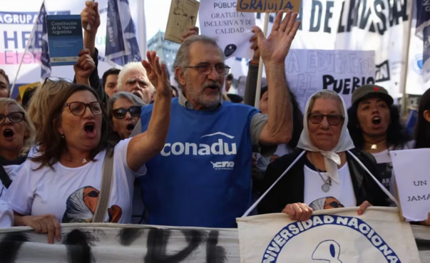 Gremios docentes anunciaron un paro nacional para este jueves