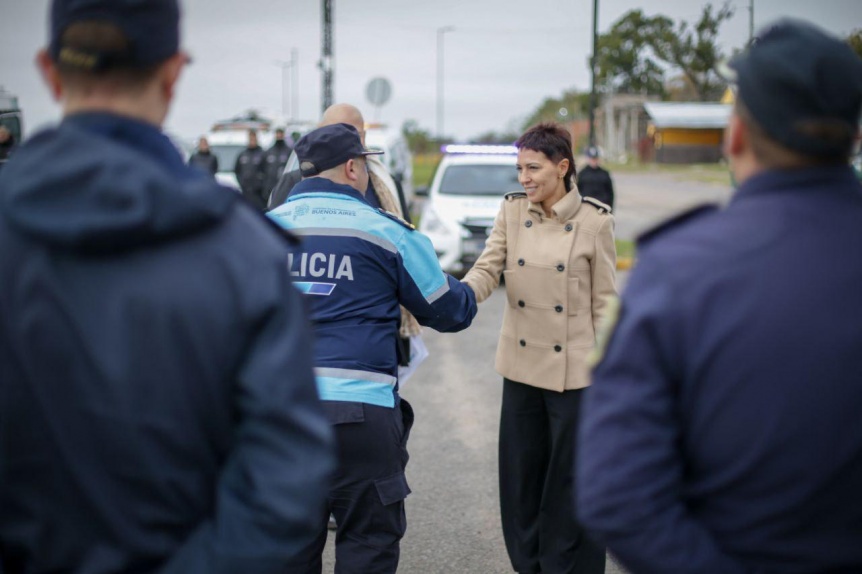 Mayra Mendoza dio inicio a un nuevo megaoperativo de seguridad en la Ribera de Quilmes