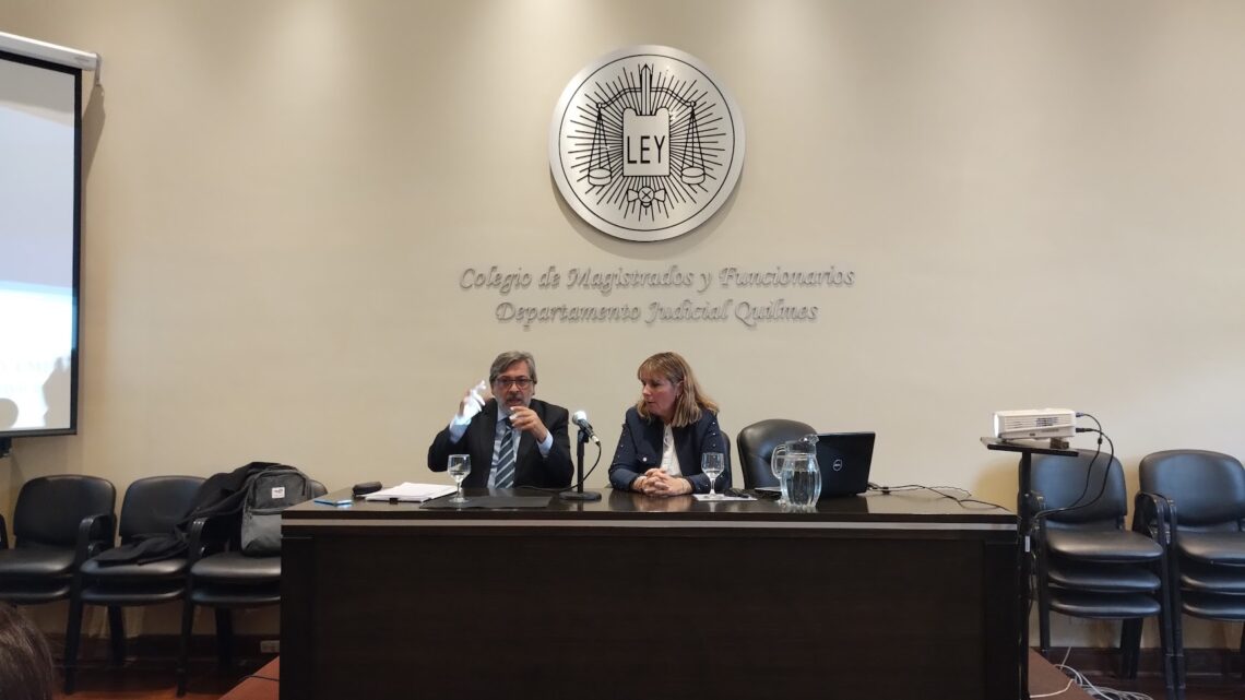 Ciclo Debate sobre “Vías de reclamo; problemática actual de los servicios de salud” en el Colegio de Magistrados de Quilmes