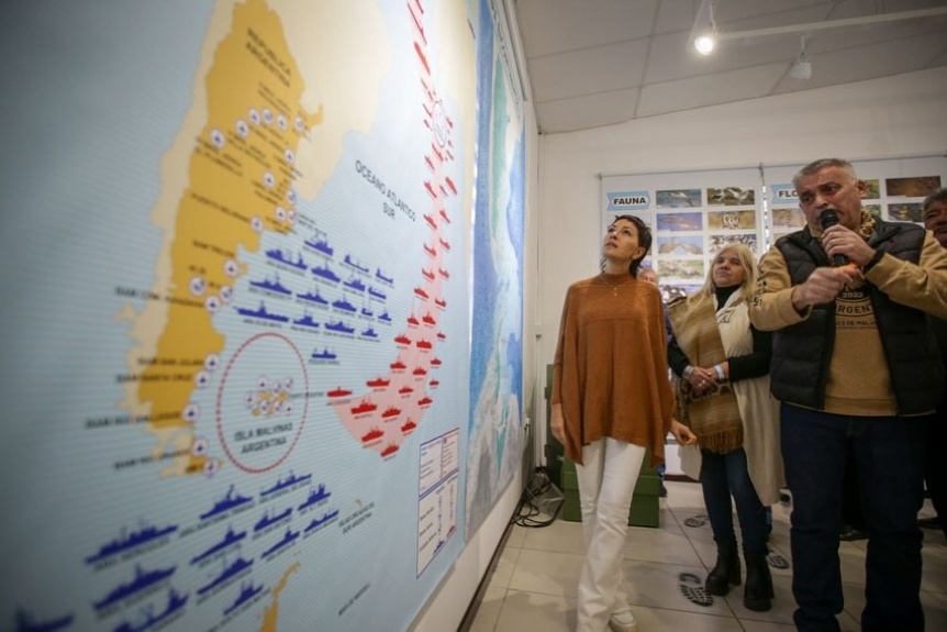 Mayra Mendoza acompañó la inauguración del Museo Malvinas Quilmes