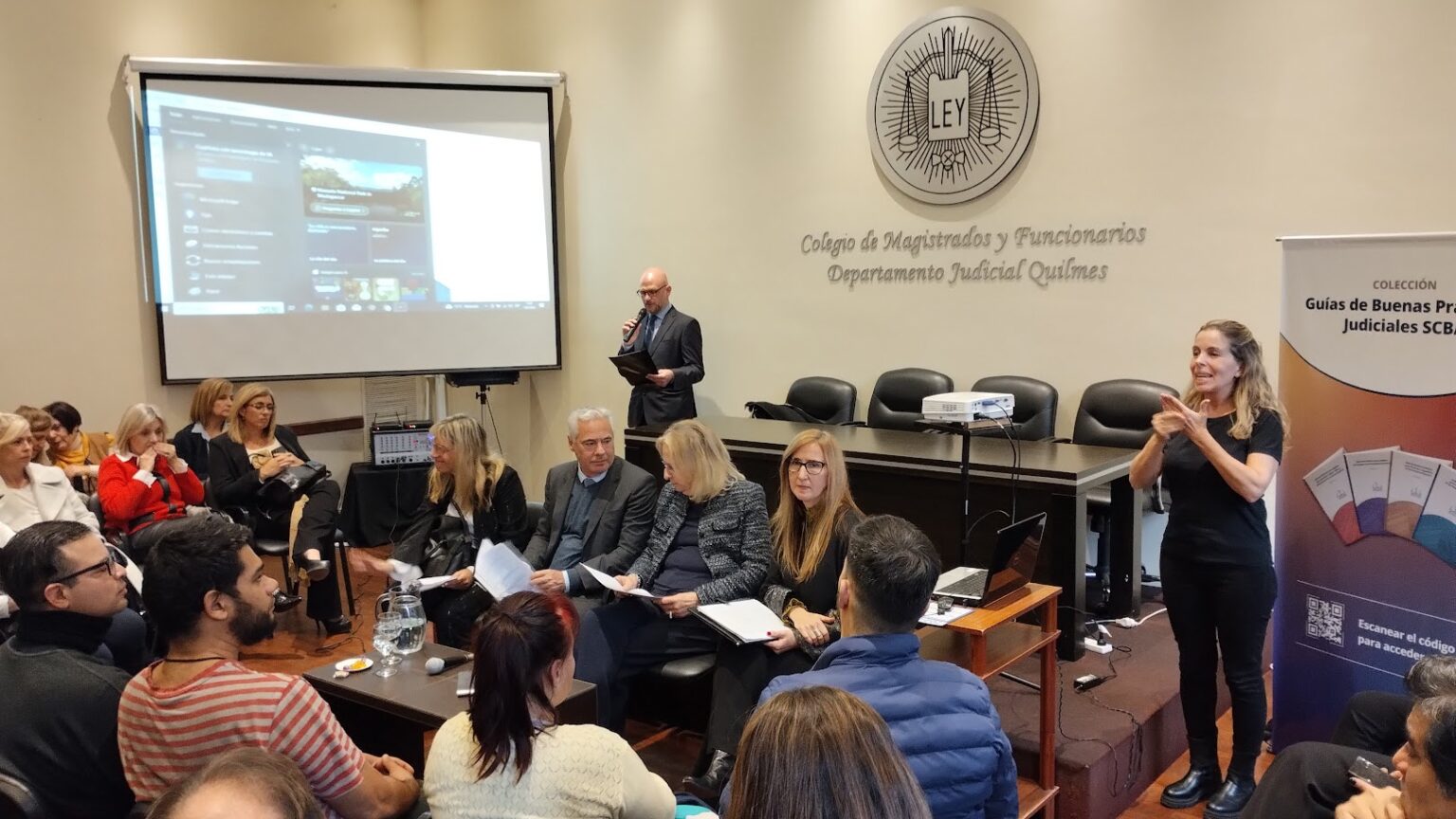 Presentaron “Guía de buenas prácticas judiciales” de la Suprema Corte e inauguraron la muestra “Mujeres resistentes” en Quilmes