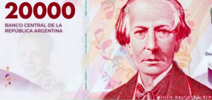 Se confirmó la fecha de circulación del billete de 20.000 pesos