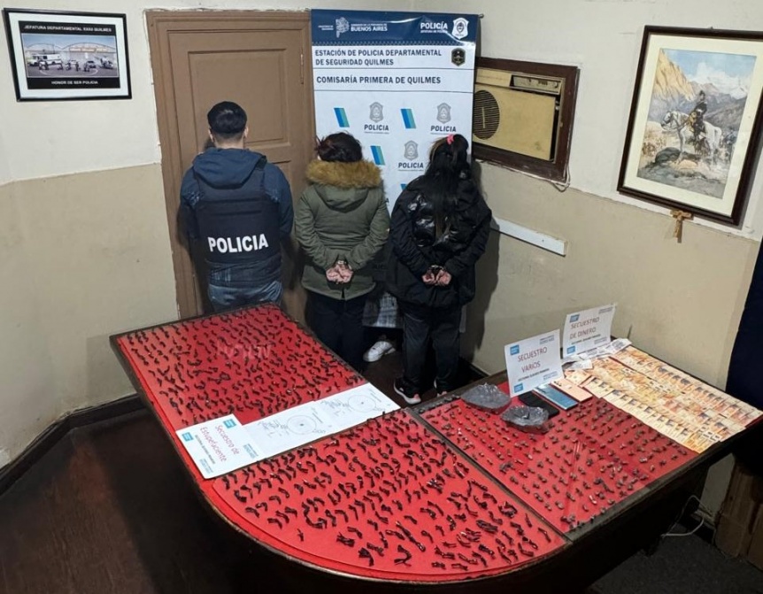 Policía detuvo a las cabecillas de una banda que vendía droga en el barrio El Monte