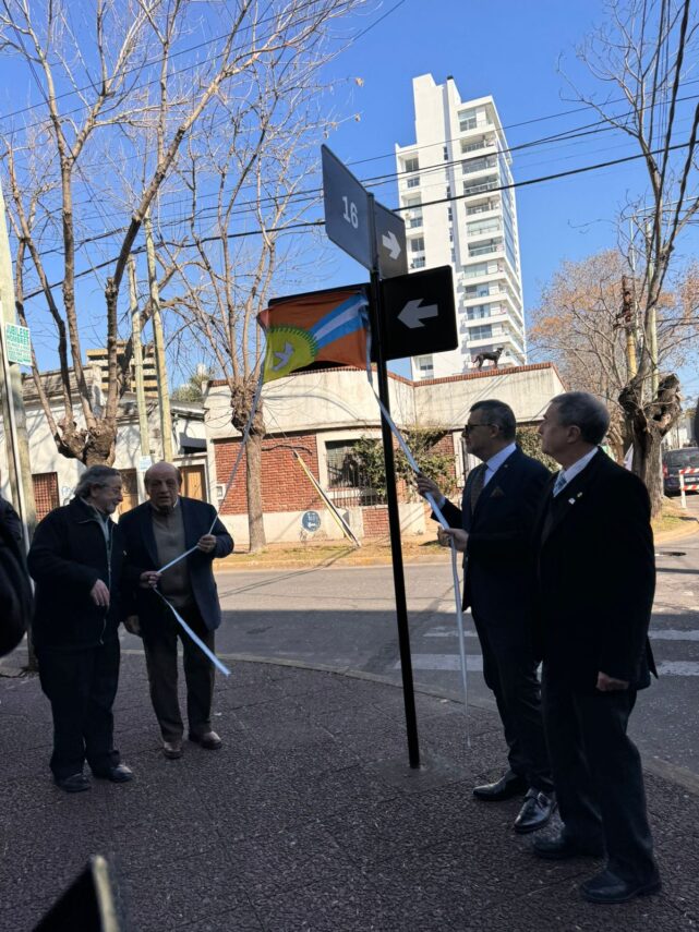 Berazategui ya tiene su calle que se llama “Rotary Club”; hubo renovación de autoridades