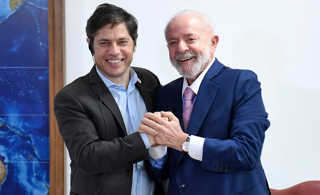 En busca de inversiones, Kicillof se reunió con Lula en Brasilia