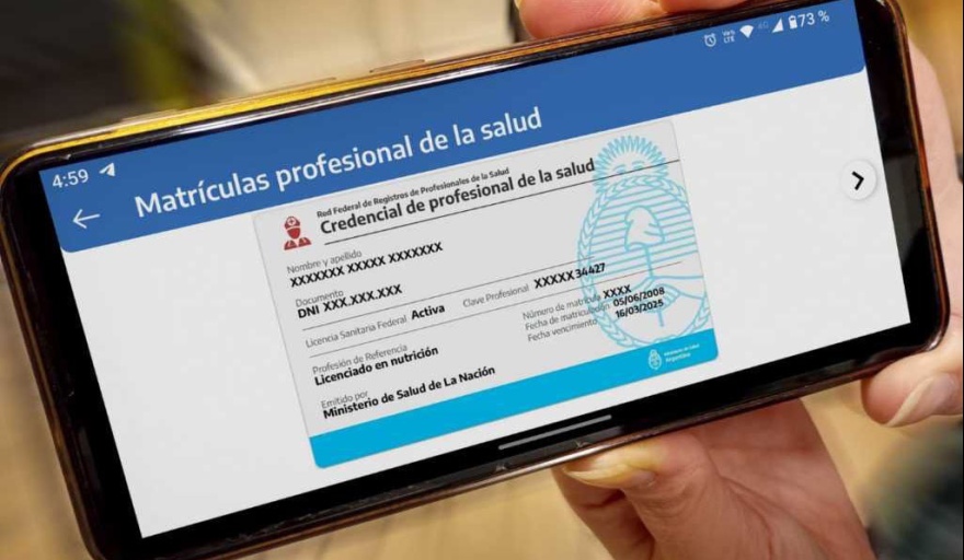 Las matrículas de los profesionales de la salud serán digitales