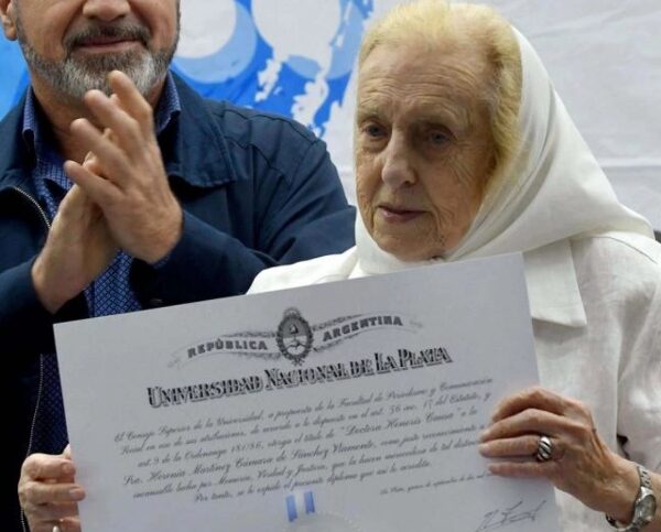 Pérdida para los Derechos Humanos; falleció Herenia Martínez Cámara de Sánchez Viamonte; línea fundadora de Madres de Plaza de Mayo