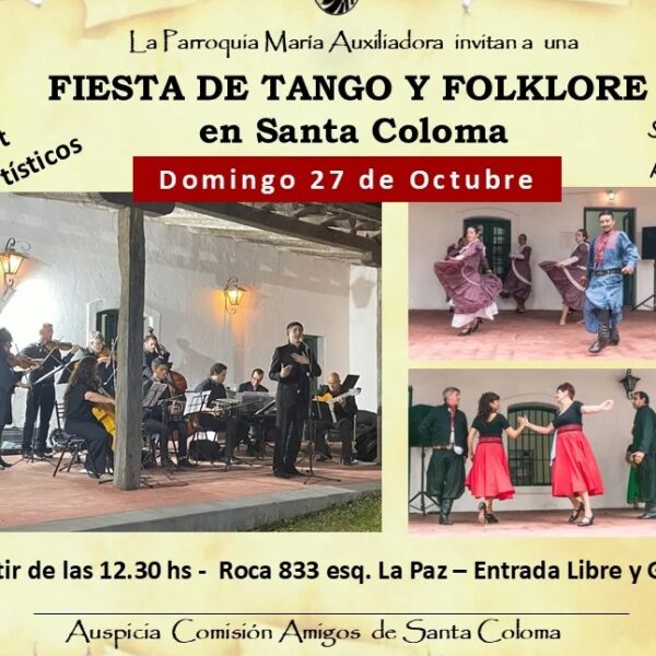 Tango; folklore y tradiciones en el Monumento de Santa Coloma