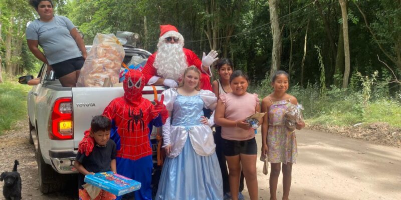 Entregaron juguetes a los pequeños del Parque Pereyra Iraola en Berazategui