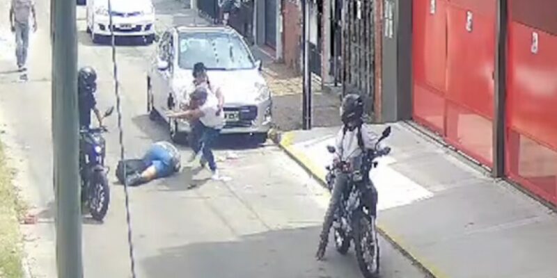 Albañiles evitaron un robo en Bernal y salvaron a un profesor