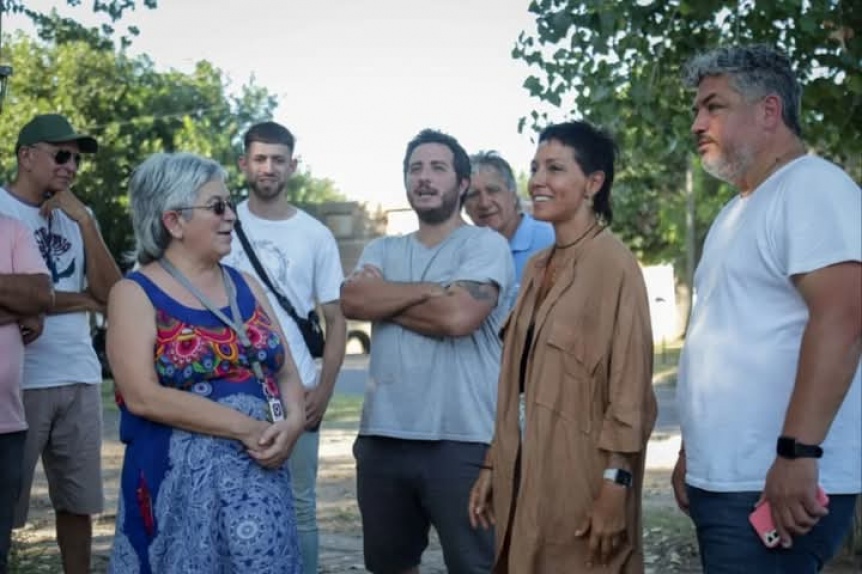 Mayra Mendoza supervisó un operativo integral de limpieza en Quilmes Oeste