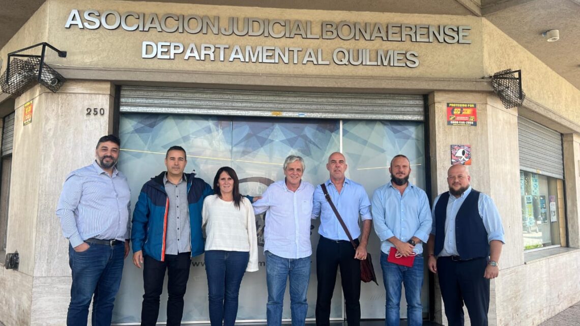 Autoridades provinciales y del Municipio se reunieron con la cúpula de conducción de la AJB Departamental Quilmes