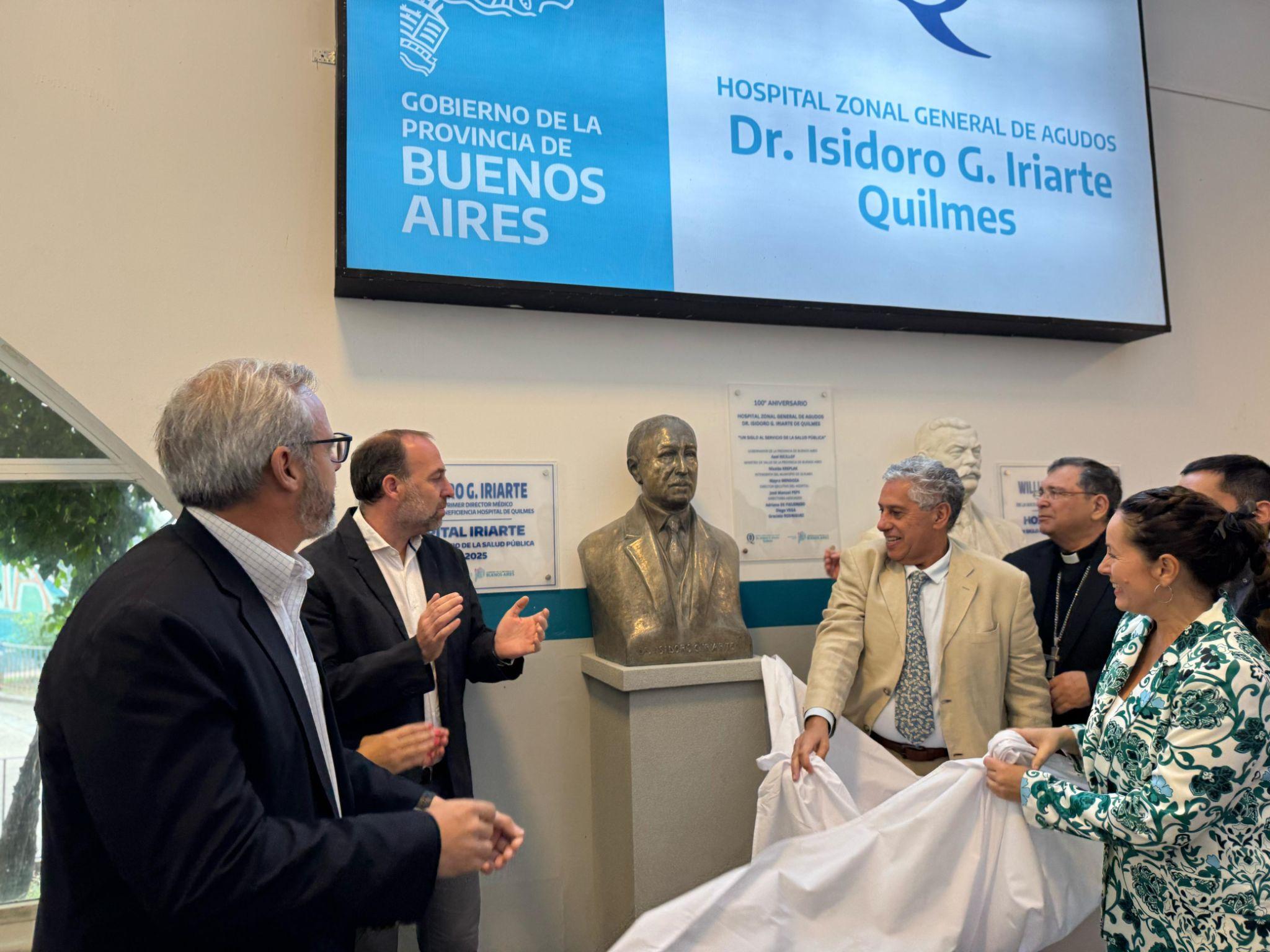 Emoción en los 100 años por el Hospital Isidoro Iriarte de Quilmes