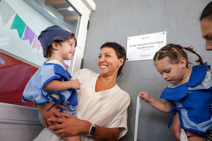 Mayra Mendoza inauguró el Jardín Municipal de Ezpeleta