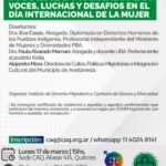 Mujeres migrantes: Voces, luchas y desafíos en el Colegio de Abogados de Quilmes