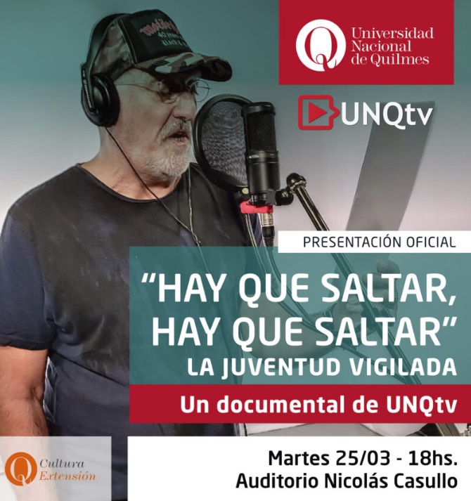 UNQ presentará “Hay que saltar, hay que saltar. La juventud vigilada”: documental sobre la inteligencia y el rock en los 80