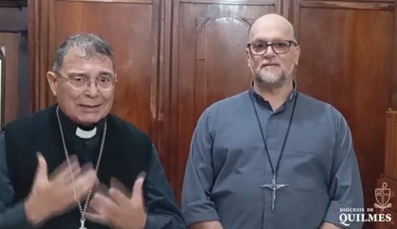 Los obispos de Quilmes saludaron a la población con un mensaje de esperanza