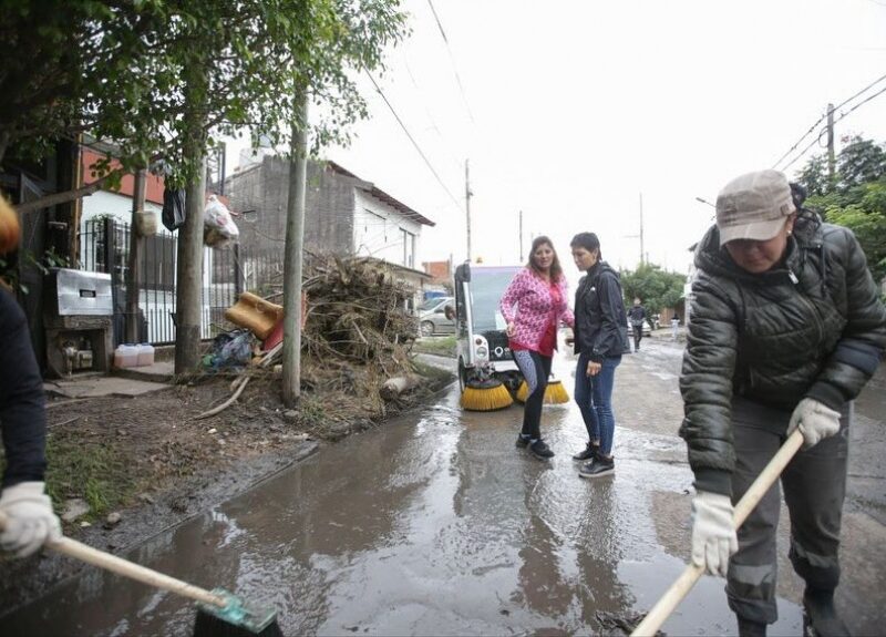 Mayra Mendoza resaltó la necesidad de concretar el plan integral hídrico para los arroyos