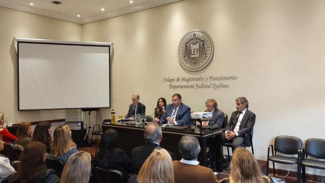 Colegio de Magistrados de Quilmes: disertaron los jueces de Casación de la Provincia