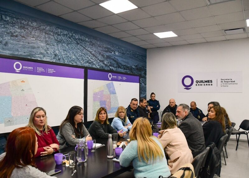 El Municipio refuerza la presencia policial en zonas escolares de Quilmes